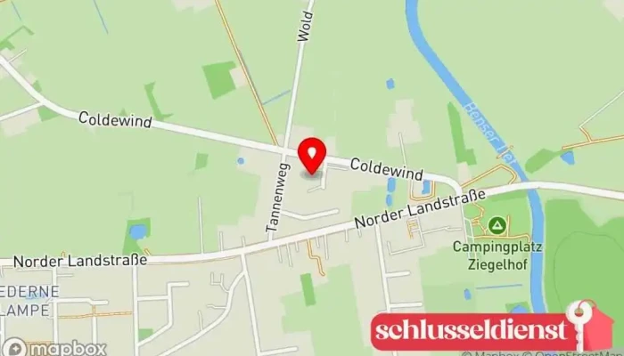 Karte von Lars Janssen Metallbau Metallbauunternehmen in Holtgast
