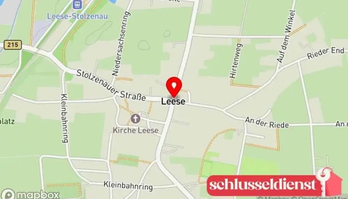 Karte von Leese  in Leese