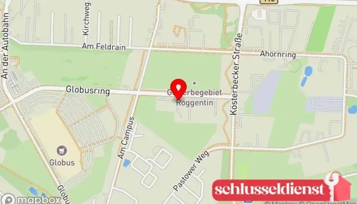 Karte von Leko Metalltechnik GmbH Metallhandlung, Metallverarbeitungsunternehmen in Roggentin