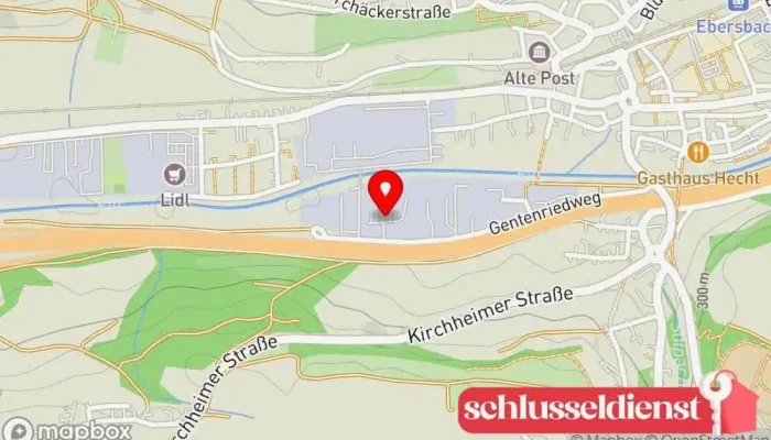 Karte von Leutz Andreas und Martin GbR Metallbauunternehmen in Ebersbach an der Fils