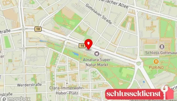 Karte von LÖWEN Metallbau GmbH Metallbauunternehmen in Karlsruhe