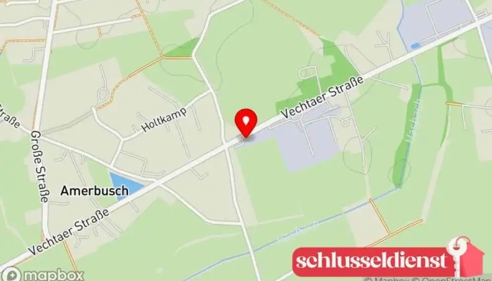 Karte von Lüers Maschinen und Stahlbau GmbH Maschinenbauunternehmen in Goldenstedt