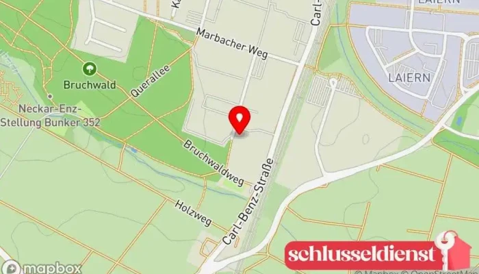 Karte von Mack Metallbau GmbH Metallbauunternehmen in Bietigheim-Bissingen