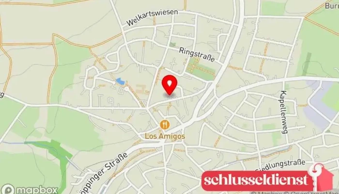 Karte von maier Inh. Andreas Hiller - Bad, Flaschnerei, Heizung Sanitärinstallateur in Wäschenbeuren