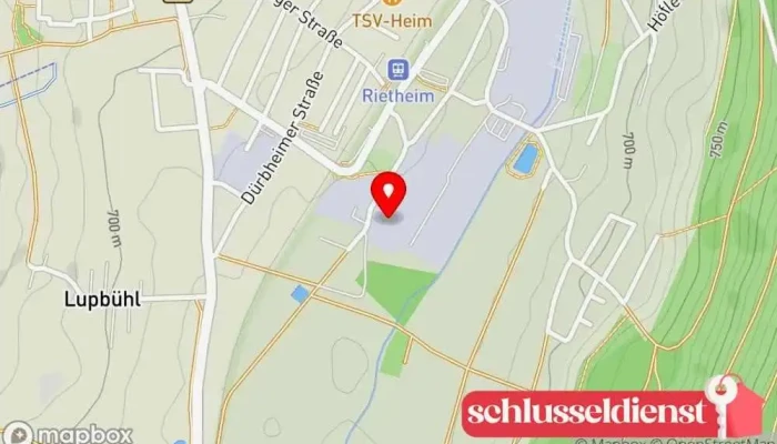 Karte von Marquardt GmbH Anbieter von Elektronikbauteilen in Rietheim-Weilheim