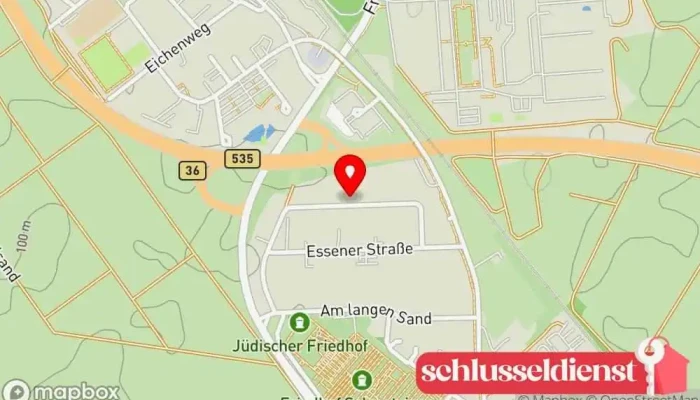 Karte von Marzenell Metallbau GmbH Metallbauunternehmen in Schwetzingen