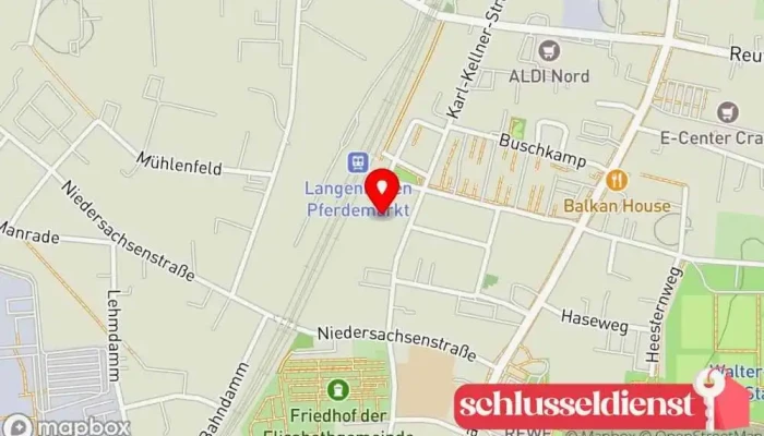 Karte von Masche Metallbau GmbH & Co. KG Metallbauunternehmen in Langenhagen