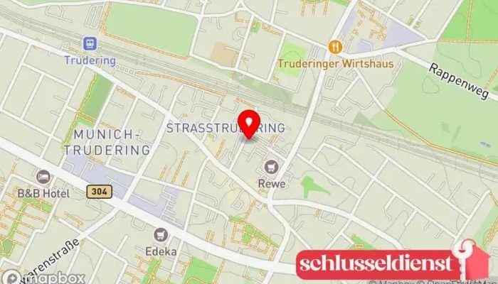 Karte von Max Jung Metallbau GmbH Metallbauunternehmen in München