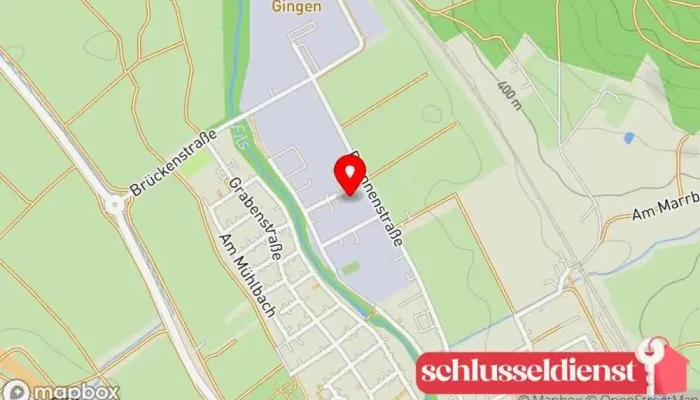 Karte von Mayer Metallbau GmbH & Co. KG Metallbauunternehmen, Blechanbieter in Gingen an der Fils