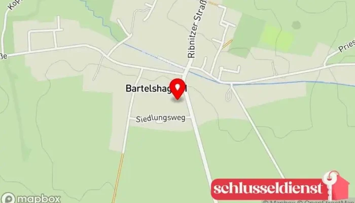 Karte von MB Glas & Leichtmetallbau GmbH Metallbauunternehmen in Marlow