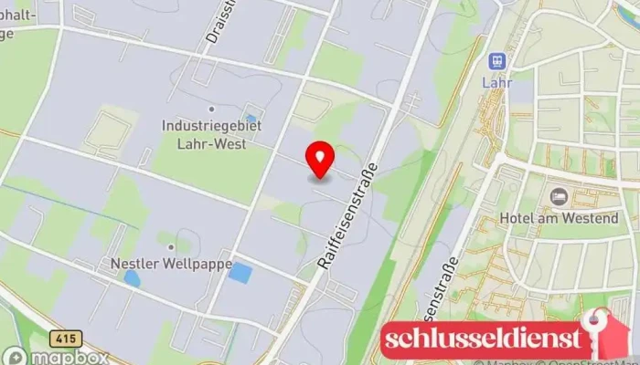 Karte von Meier Horst Metallbau Metallbauunternehmen in Lahr/Schwarzwald