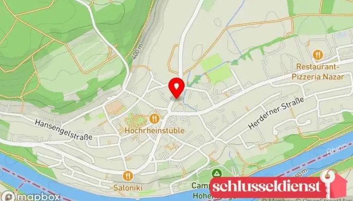Karte von Meier & Söhne Bauschlosserei GmbH Handwerk in Hohentengen am Hochrhein