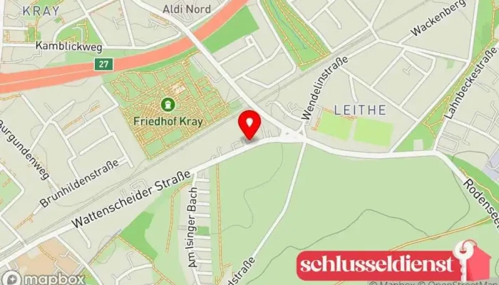 Karte von Meinders & Co. GmbH Bauschlosserei Metallwerkstatt, Metallbauunternehmen in Essen