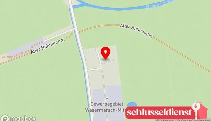 Karte von Metall & Glas Sosath & Lippa GmbH Metallbauunternehmen, Metallverarbeitungsunternehmen in Ovelgönne