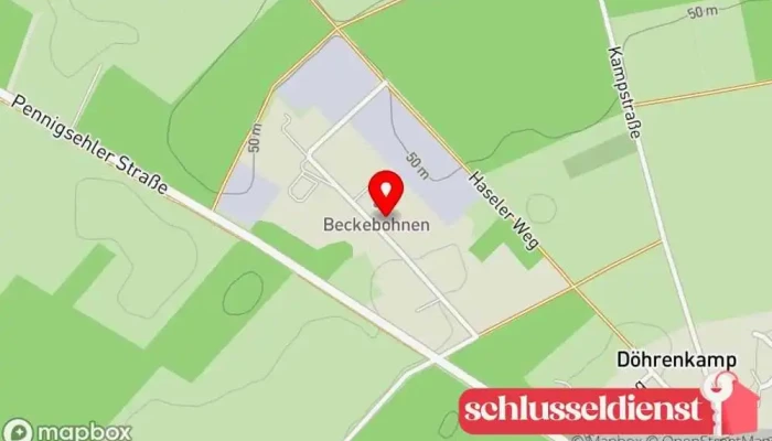 Karte von Metall & Treppenbau Bade & Jezek GbR Generalunternehmer, Treppenbauunternehmen in Liebenau