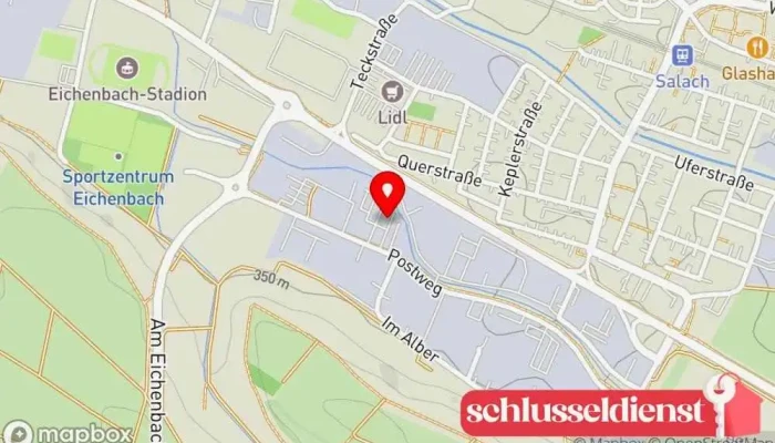 Karte von METALLART Treppen GmbH - Verwaltung Treppenbauunternehmen in Salach