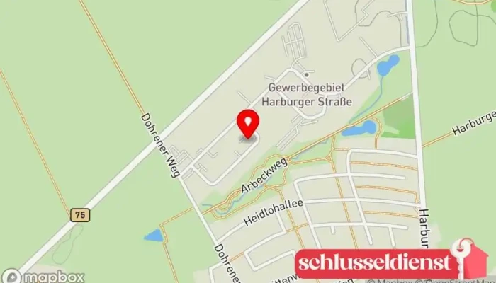 Karte von Metallbau - Kuschel Metallbauunternehmen in Tostedt