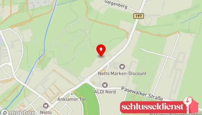 Karte von Metallbau André Schumacher Bauunternehmen in Friedland