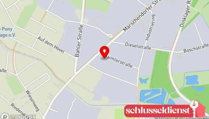 Karte von Metallbau Arkenau GmbH Metallbauunternehmen in Dinklage