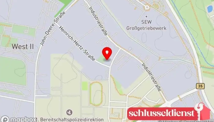 Karte von Metallbau Bohn Metallbauunternehmen in Bruchsal