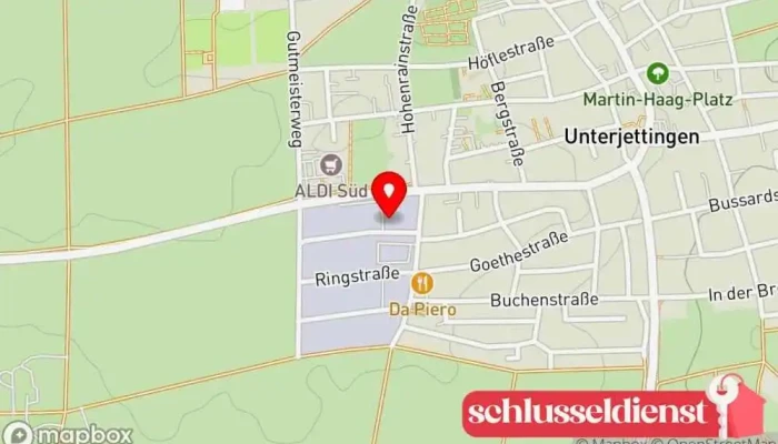 Karte von Metallbau Bradac & Tomacic GbR Metallbauunternehmen in Jettingen