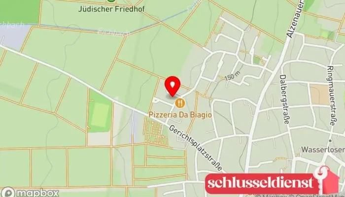 Karte von Metallbau Brands Metallbauunternehmen in Alzenau