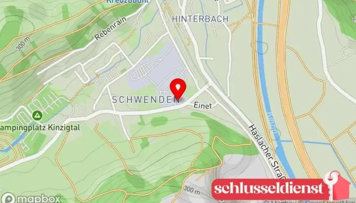 Karte von Metallbau Brucker Metallbauunternehmen, Metallwerkstatt, Treppenbauunternehmen in Steinach
