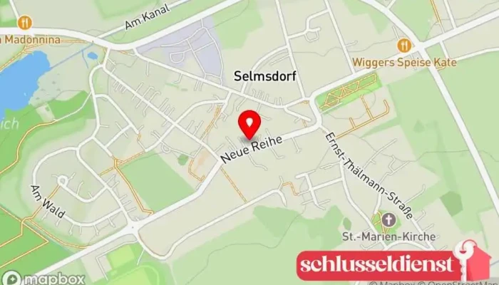 Karte von Metallbau D. Korth Metallbauunternehmen in Selmsdorf