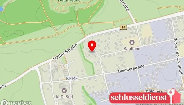 Karte von Metallbau Diemer Metallbauunternehmen in Schwäbisch Hall