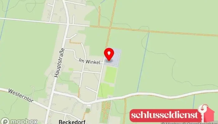 Karte von Metallbau Ebeling GmbH Metallbauunternehmen in Beckedorf
