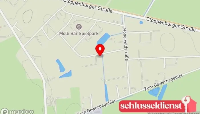 Karte von Metallbau Eberhardt Metallbauunternehmen in Molbergen