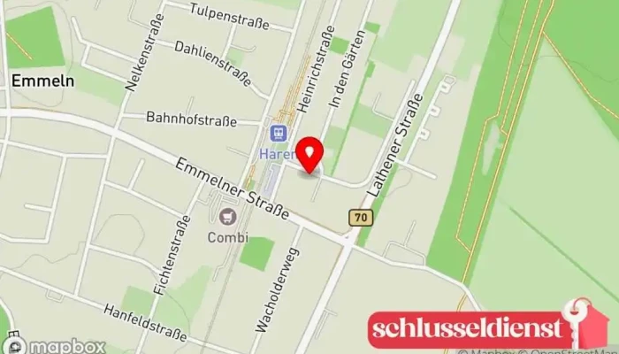 Karte von Metallbau Esders GmbH Metallbauunternehmen in Haren (Ems)