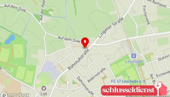 Karte von Metallbau Forsting GmbH & Co. KG Inh. Guido Forsting Schweißbetrieb in Emsbüren