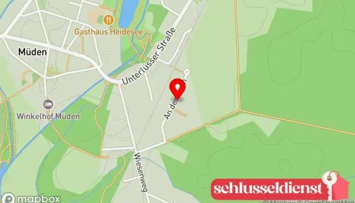 Karte von Metallbau Gribner GmbH & Co. KG Metallbauunternehmen in Faßberg