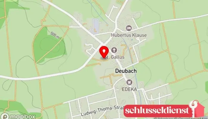 Karte von Metallbau Gschwender Metallbauunternehmen in Deutschland