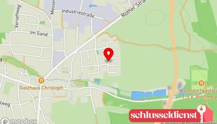 Karte von Metallbau Günter Mainka Metallbauunternehmen in Röttenbach
