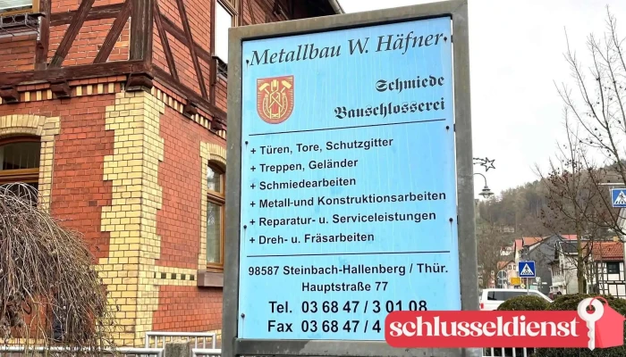 Metallbau Häfner Inh. Wolfgang Häfner - 98587 Steinbach-Hallenberg