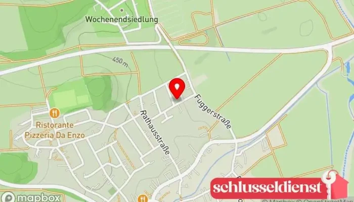 Karte von Metallbau Halamay GmbH Metallbauunternehmen in Biberbach