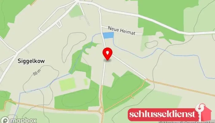 Karte von METALLBAU Hans-Herbert Plogt Metallbauunternehmen in Siggelkow
