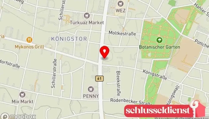 Karte von Metallbau Heidacker Metallbauunternehmen in Minden