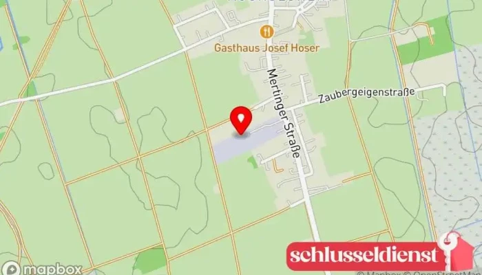 Karte von Metallbau Herrmann | Geländer - Treppen - Überdachungen - Zäune Metallbauunternehmen in 86609 Donauwörth