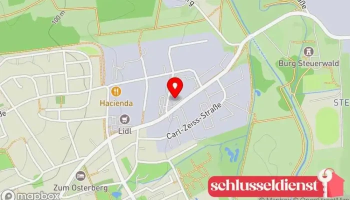 Karte von Metallbau Himmelsthür Bauelemente GmbH Metallbauunternehmen in Hildesheim
