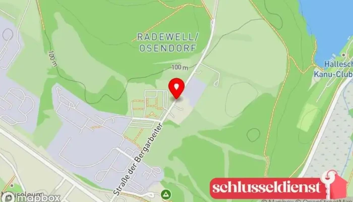Karte von Metallbau Hofmann Metallbauunternehmen in Halle (Saale)