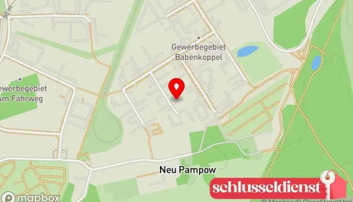 Karte von Metallbau Jahn Bauunternehmen in Schwerin