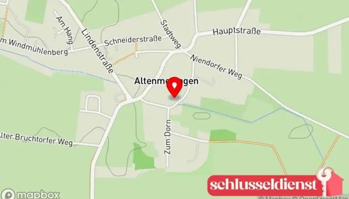 Karte von Metallbau JMR Metallbauunternehmen in Altenmedingen