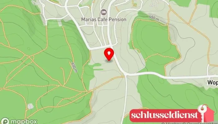 Karte von Metallbau Josef Reichhart Schlüsseldienst in Falkenstein