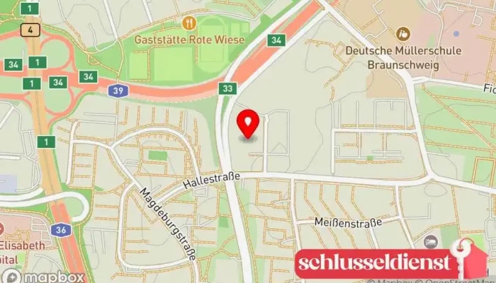 Karte von Metallbau Klauenberg GmbH Metallbauunternehmen, Stahlbauunternehmen in Braunschweig