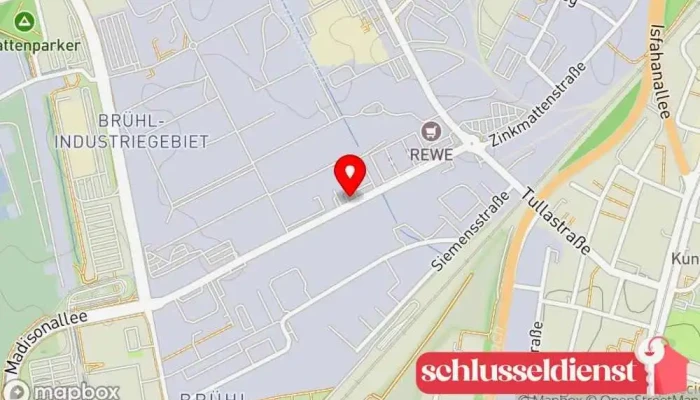 Karte von Metallbau Lichtwark UG (haftungsbeschränkt) Metallbauunternehmen in Freiburg im Breisgau