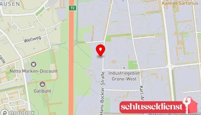 Karte von Metallbau Liebig UG (haftungsbeschränkt) Metallbauunternehmen in Göttingen