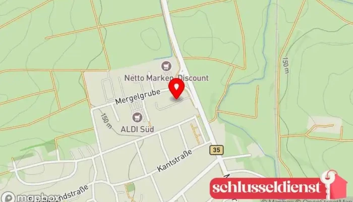 Karte von Metallbau-Metzger GmbH Metallbauunternehmen, Metallwerkstatt in Bruchsal
